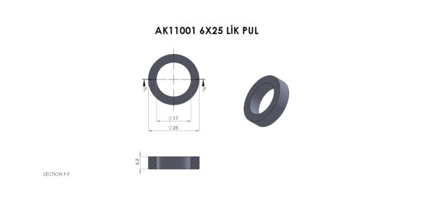 AK11001 PLASTİK PUL - Görsel 2