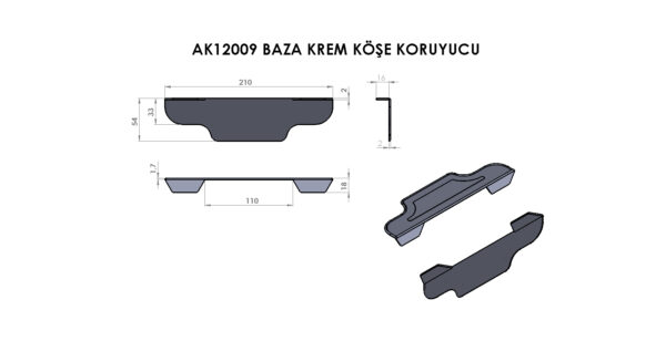 AK12009 Baza Köşe Koruyucu - Görsel 2