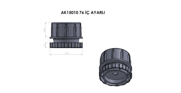 AK15010 76 İç Ayarlı - Görsel 3