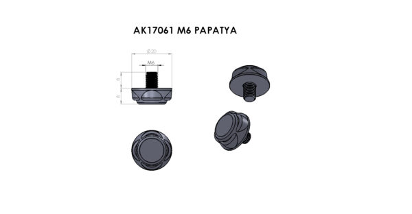 AK17061 M6 Papatya