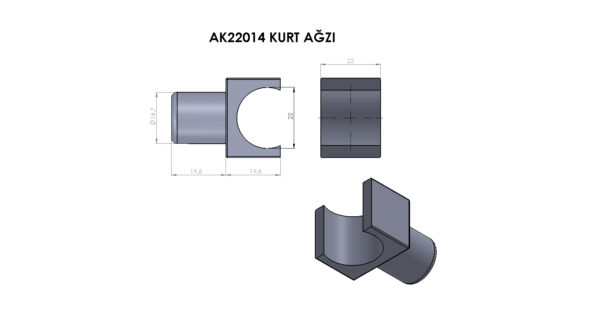 AK22014 Kurt Ağzı