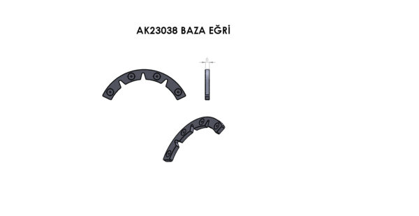 AK23038 Baza Alt Köşe Plastiği - Görsel 2