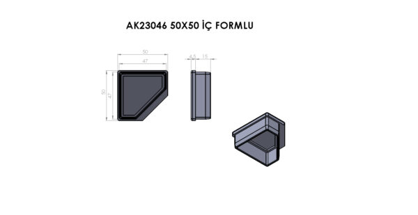 AK23046 İç Formlu Tapalar - Görsel 2