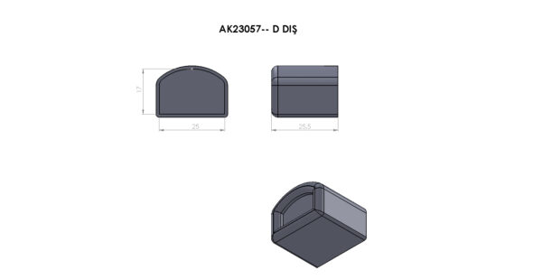 AK23057 D Dış Plastik - Görsel 2