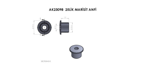 AK23098 Plastik Anfi Aparatı - Görsel 2