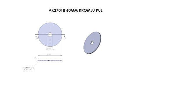 AK27018 KROMLU PUL - Görsel 2