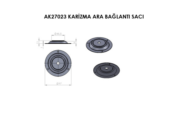 AK27023 Ara Bağlantı Sacı - Görsel 2