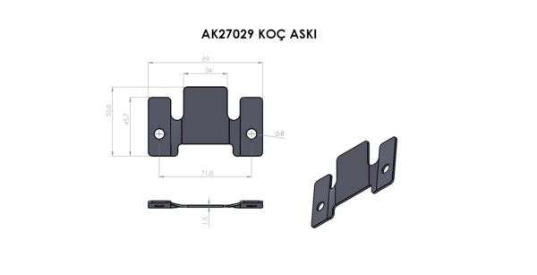 AK27029 Koç Askı - Görsel 3