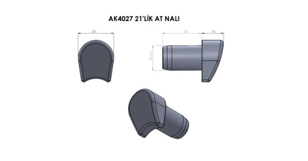 AK 4027-21’lik At Nalı - Görsel 4