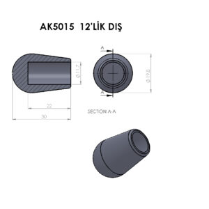AK5015 12’Lik Dış