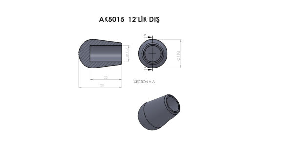 AK5015 12’Lik Dış