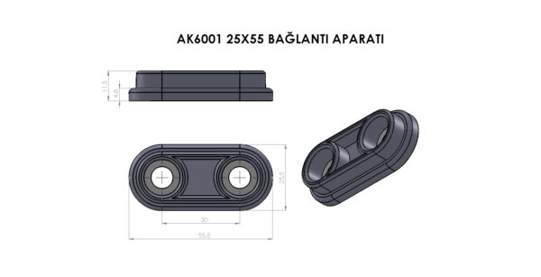 AK6001-ELİPS BAĞLANTI APARATI - Görsel 2