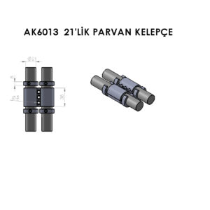 AK6013 21’Lik Paravan Kelepçe