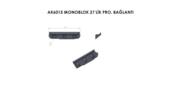 AK6015 MONOBLOK 21’LİK PRO.BAĞLANTI - Görsel 2