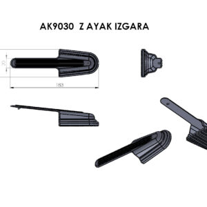 AK9030 Z Ayak Izgara